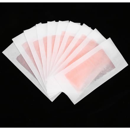 10 stuks ontharing been lichaam gezicht waxpapier ontharingswasstrips(Roze) roze