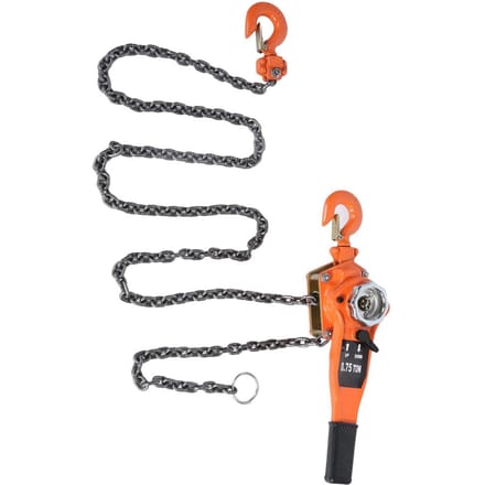 0.75t Oranje Kleur Kettingtakel Rateltakel Ratelhefboom Katrol Hijsen 3 meter wit
