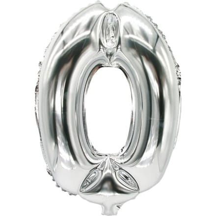 Papstar 86830, Speelgoed ballon, Polyethyleentereftalaat (PET), Zilver, Aantal, 200 mm, 350 mm