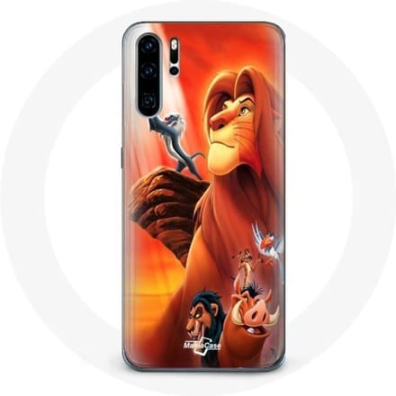 Coque pour Huawei P30 Le Roi Lion Simba et Mufasa
