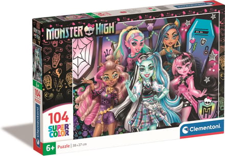 Clementoni - Puzzel - 104 Stukjes - Monster High - Kinderpuzzel - Vanaf 6 Jaar