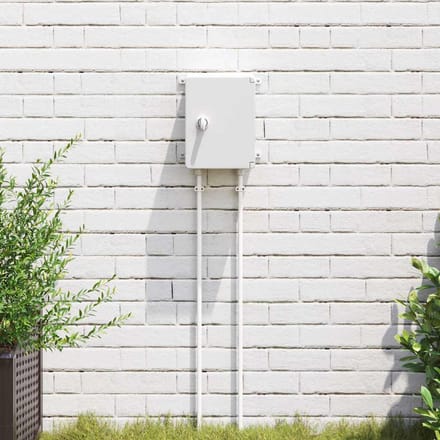 vidaXL - Besturingskast - Grijs - 25 - x - 13 - x - 24 - cm - ABS - Kunststof