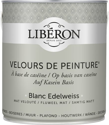 Liberon Velours De Peinture Muurverf - Mat - Blanc Edelweiss - 2,5l