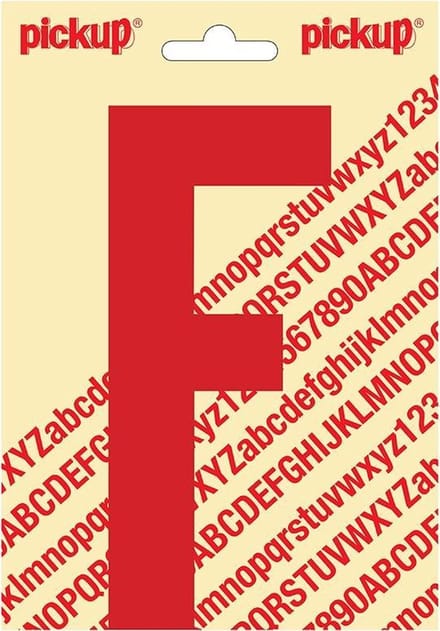Pickup plakletter Nobel 150mm rood F - 31022150F