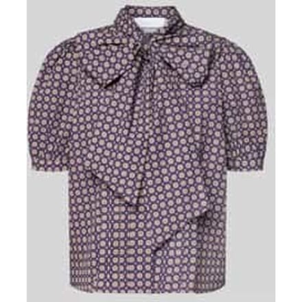 Regular Fit strikblouse in all-over look
