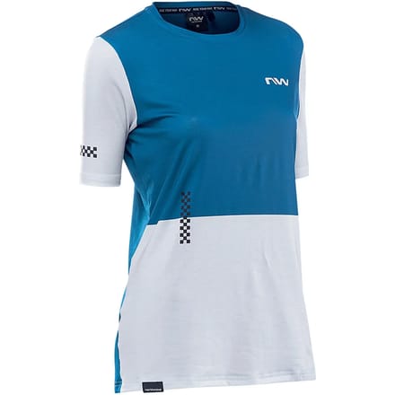Northwave Xtrail 2 Korte Mouw Wielertrui Blauw M Vrouw