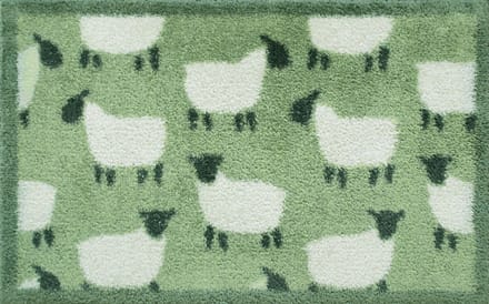 Kleen-Tex Turtle Wasbare Deurmat - Flock Green - 40 x 60cm