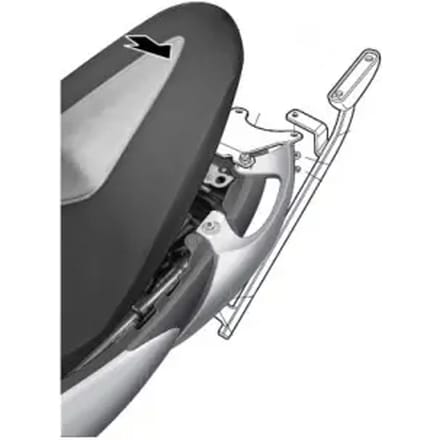 Motortopkoffer Shad Suzuki 650 Gladius (09 tot 16)