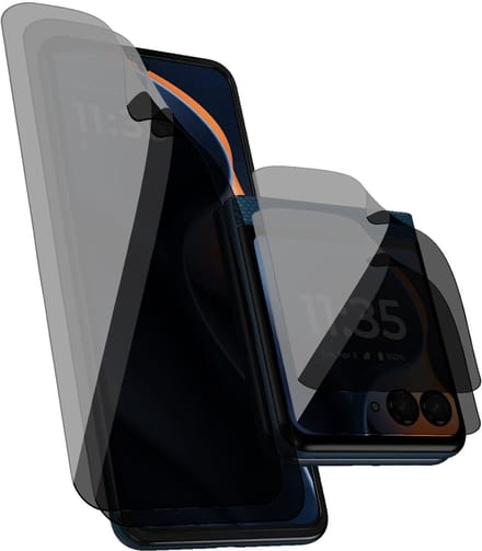 Privacy Screenprotector geschikt voor Motorola Razr 60 - 2x FlexGuard Screen Protector