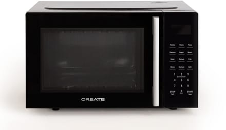 CREATE - Magnetron 23L met grill- en ovenfunctie 1000W - Zwart - MICROWAVE STUDIO