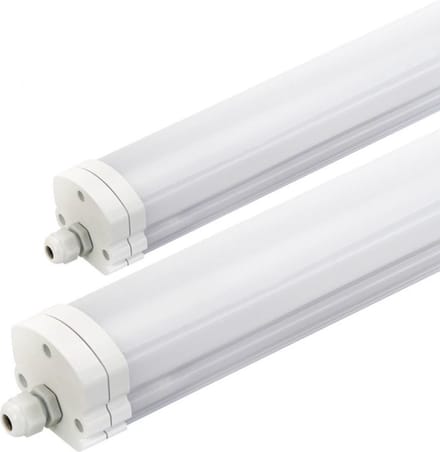 Hofftech Slanke LED verlichtingsbalk - 36W - 120 cm - IP65 - Koud wit licht