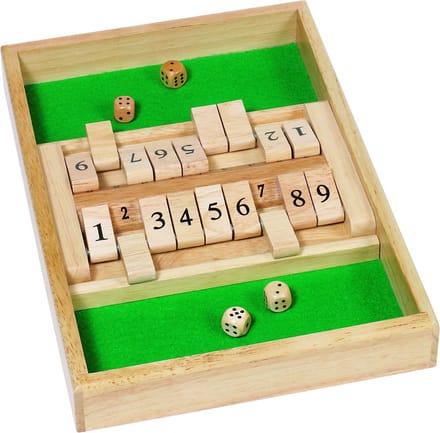 GOKI Dobbelspel - Shut The Box - Hout - 6 Jaar