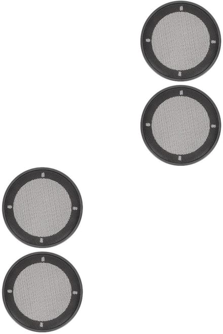 Luidspreker Rooster - Speaker Grille - Autos Audio - Beschermt Bas - 4 Stuks - Zwart