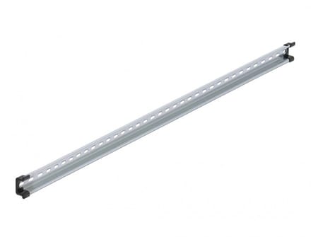 DIN-rail met sleufgaten | 100 x 3,5 x 1,5 cm | staal