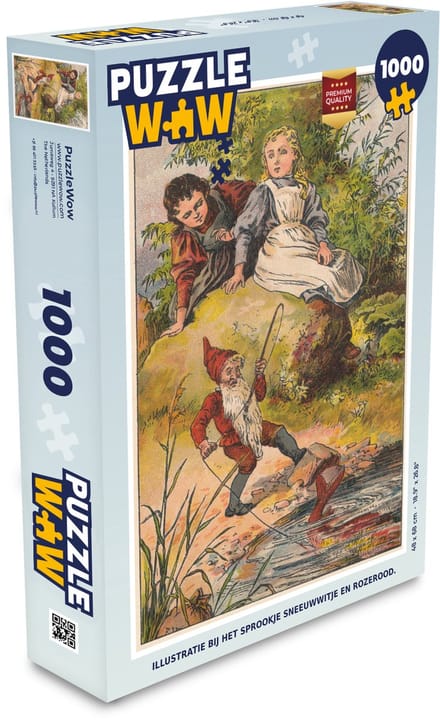 Puzzel Illustratie van een kabouterje - Legpuzzel - Puzzel 1000 stukjes volwassenen