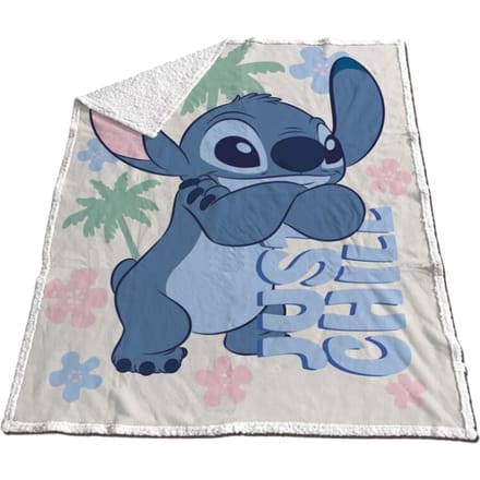Stitch just chill fleece plaid 130 x 170 cm - polyester