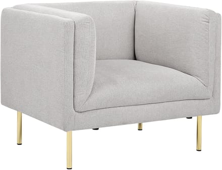 MOEN - Fauteuil - Lichtgrijs - Polyester