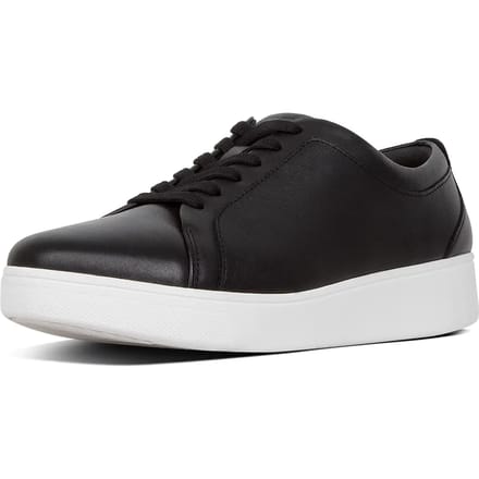 FitFlop Rally sneakers leather ZWART - Maat 37