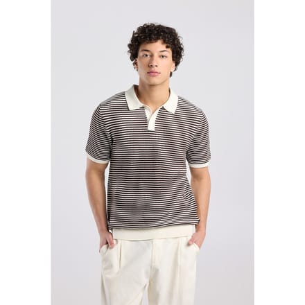 America Today Kenneth Brown/white Taglia: L | Polo Outlet | Uomo | Marrone