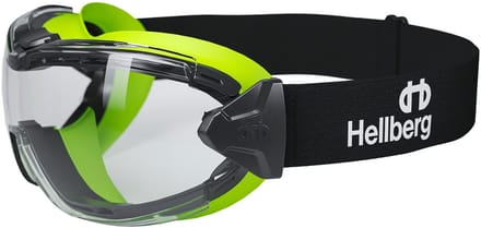 Hellberg Veiligheidsbril Ruimzicht (RZ) Neon Plus AF+AS END helder - END = Endurance Coating