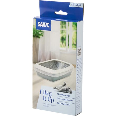 3x12 stuks Medium Savic Bag it Up Litter Tray Bags