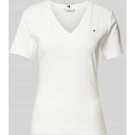 Slim fit T-shirt met logostitching, model 'CODY'