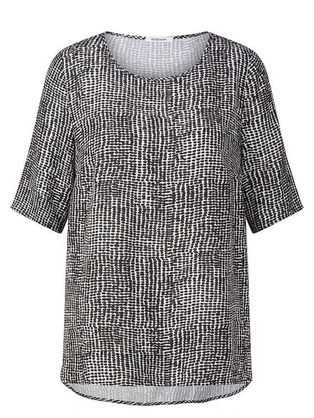 Blouse Van Peter Hahn zwart