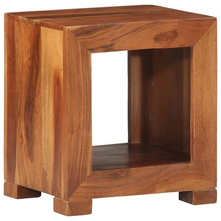vidaXL - Bijzettafel - 37x29x40 - cm - massief - acaciahout