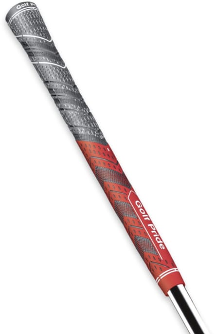 GolfPride New Decade MultiCompound MIDSIZE Grip - Rood Zwart