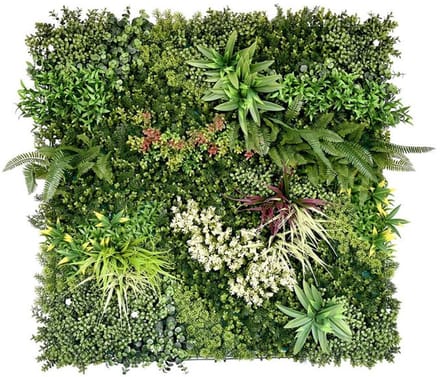 Kunsthaag wandpaneel - Mix blad B - 100x100 cm - plantenwand