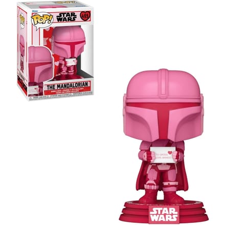 Funko Star Wars - Valentines POP! Star Wars The Mandalorian 9 cm Verzamelfiguur - Multicolours