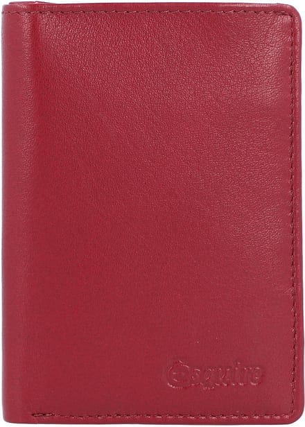 Esquire Oslo creditcard etui RFID leer 7,5 cm - 6 Sleuven - rot