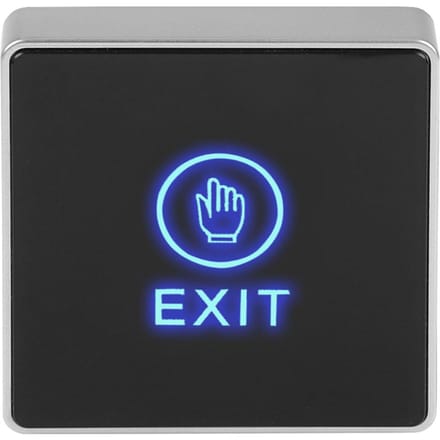 Panneau de commutation à LED pour système de contrôle d'accès de porte gray