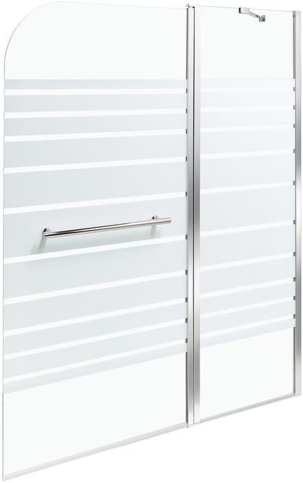 TUAPI - Douchescherm - Zilver - 100 x 140 cm - Veiligheidsglas