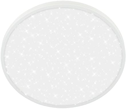 BRILONER Competo – LED Plafondlamp – neutral wit licht – met ster decor – woonkamerlamp met decoratieve rand – Ø33 cm