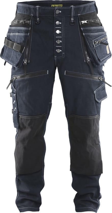 Blaklader Werkspijkerbroek Stretch X1900 1999-1141 - Mannen - Navy/Zwart - 48