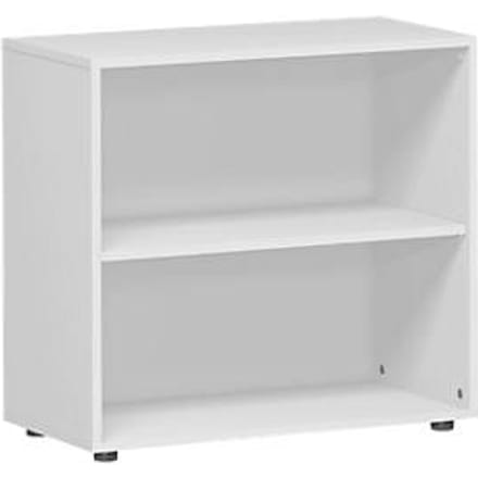 PALENQUE boekenkast, 2 OH, B 800 x D 400 x H 752 mm, lichtgrijs