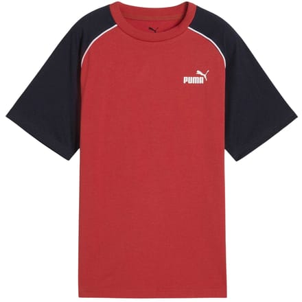 Puma Kinder/Kinder-T-shirt met gekleurd blok (Rood)