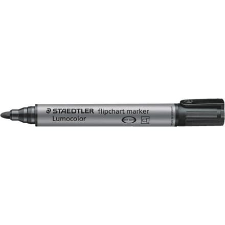 STAEDTLER flipchartmarker Lumocolor zwart, 2 mm, ronde punt
