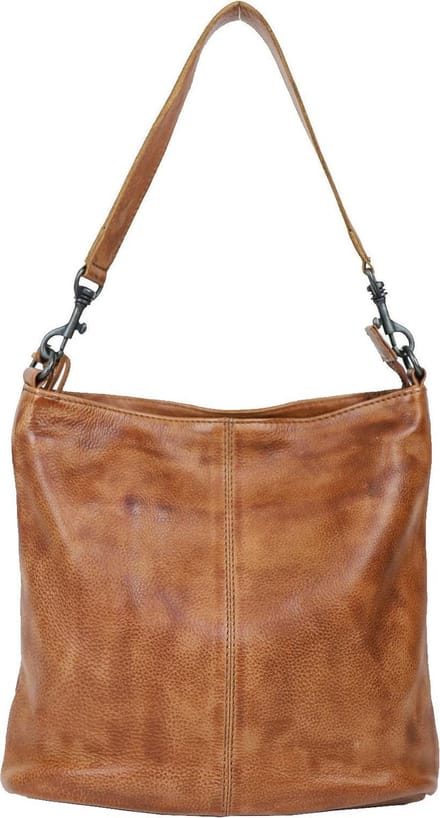 Bear Design Caprica Leren Hobotas / Schoudertas - Cognac