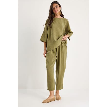 Overmaatse Bootlijn Polyester Twee-delige Set