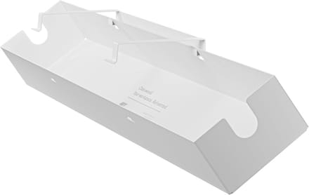 Onderdesk Lade - Bureau Opberger - Kabelbeheer Bureau - Stevige Stalen Constructie - 15x100x10cm - Wit