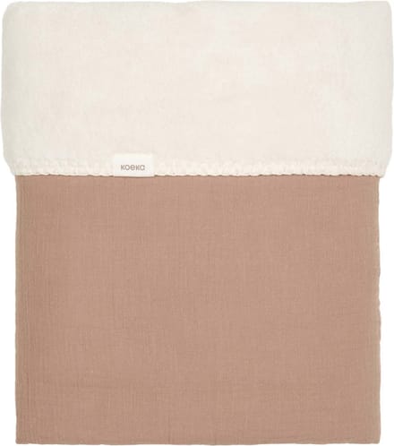 Koeka wiegdeken teddy Faro caffe 75x100