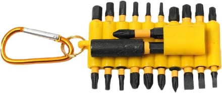 Schroefbitset - Bits voor schroefmachine - Reparatie en montage - Precisiegefreesde bits - 22 stuks - Zwart