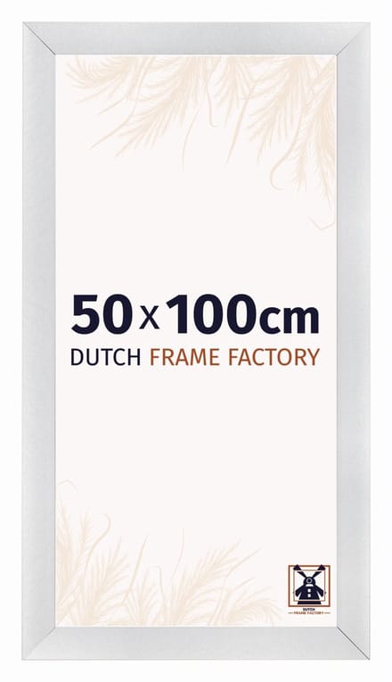 Fotolijst 50x100 cm - MDF - Zilver Mat - Praag