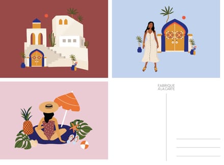Fabrique a la carte - Ansichtkaarten Casablanca - Set van 15