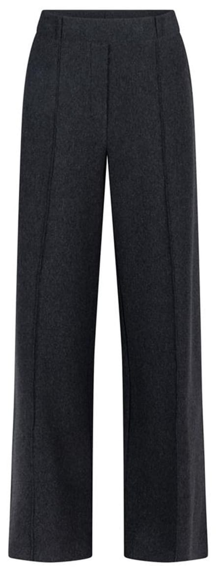 Jansen Amsterdam Dam Jersey Pant Grijs Aleid wide PANTS antraciet