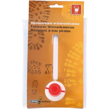 Watercontainer - Waterdispenser - Watertap - Watervat - camping accessoires - Opvouwbaar - Transparant - 10 liter