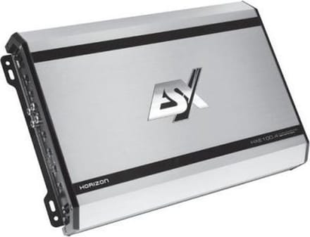 ESX HXE100.4 4 kanaals zilver / Auto versterker 800W / 4 x 100W RMS / Class A/b
