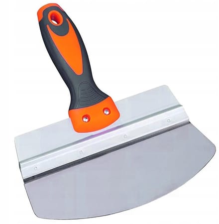 Motive Easy-Scoop Serie - Metalen Spackmes - Roestvrijstaal - Gebogen Ontwerp - Tweecomponenten Handgreep